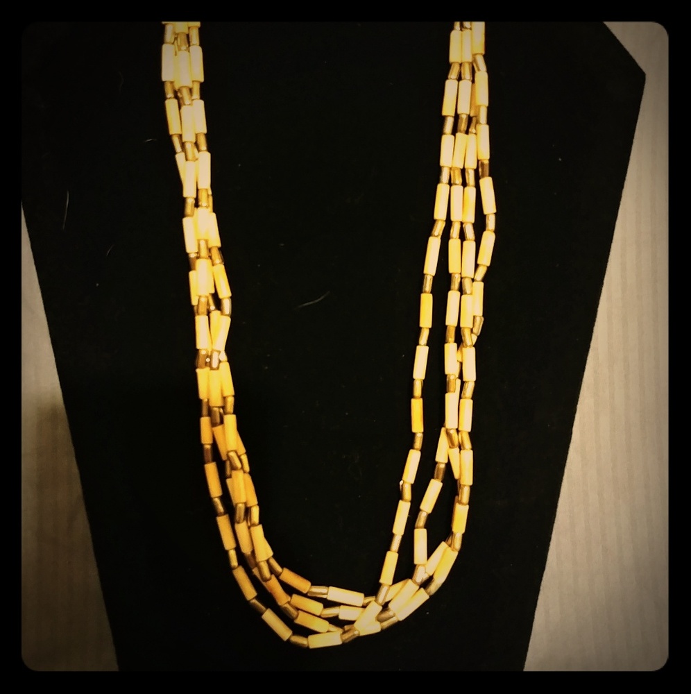 Vintage 24"in Beaded Necklace